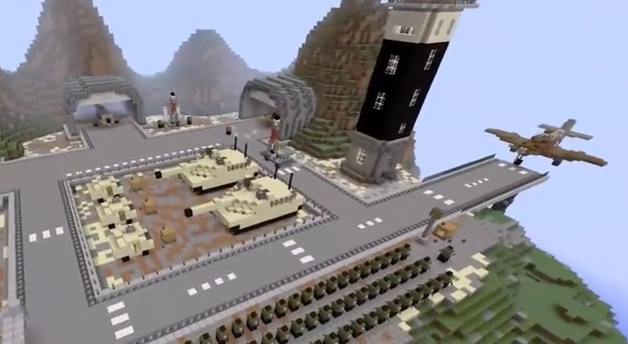 Minecraft military base mod